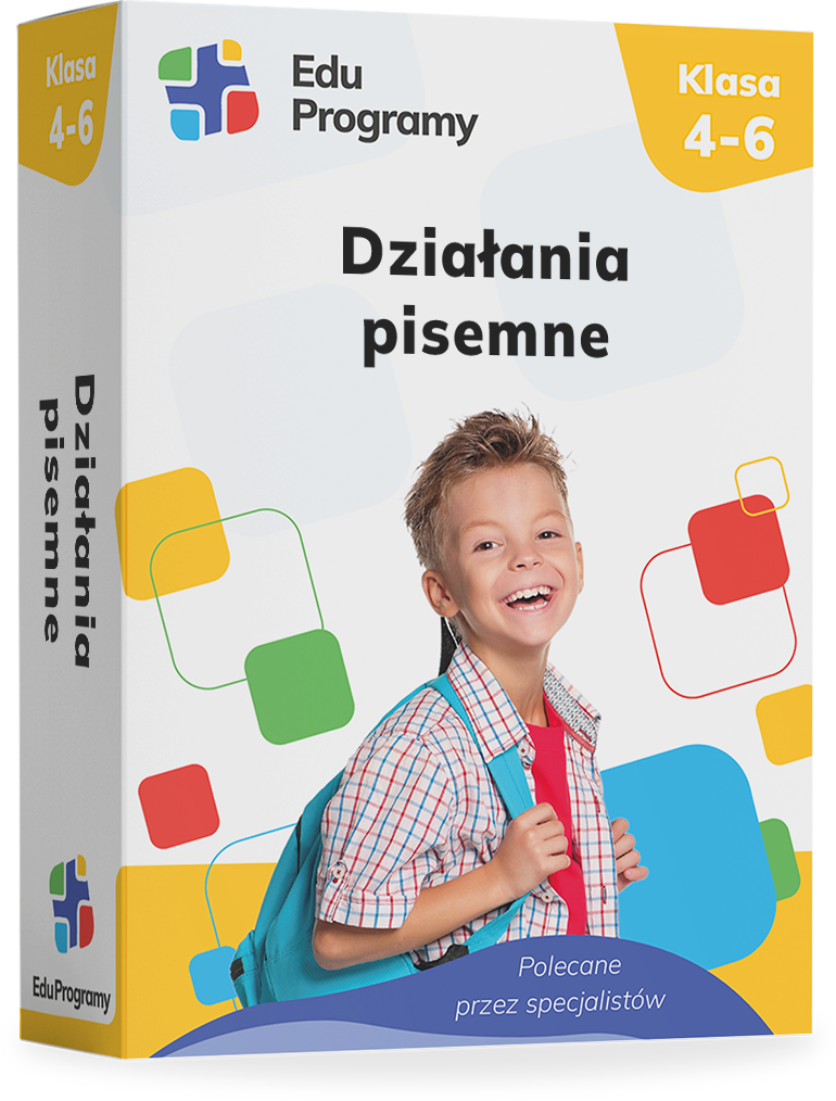 Działania pisemne - Program interaktywny do nauki matematyki dla klas 4-6